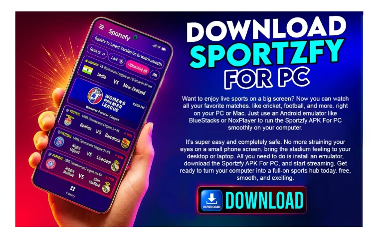Sportzfy APK For PC Sportzfy APK For PC